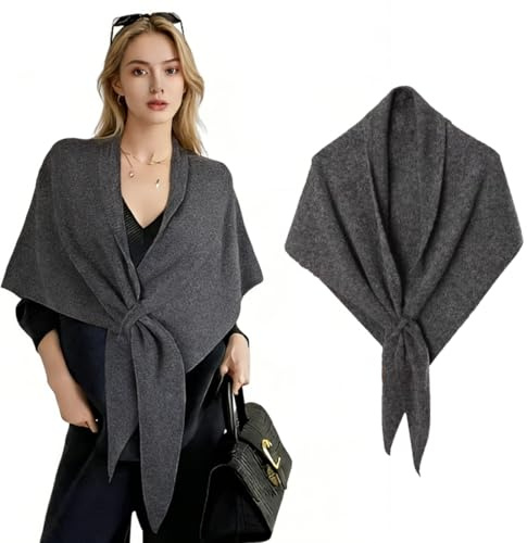 OPVYAEU Damen Poncho Kaschmir Schal, Elegant Pashmina Poncho Damen Cashmere Schal Weich Warm Cape Herbst Winter Mode Kleidung Damen Schal