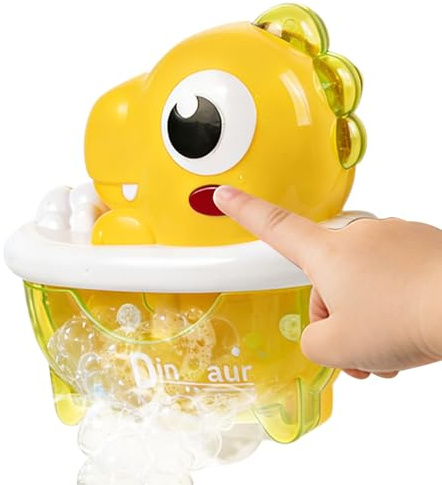 Máquina de Burbujas para Bañera,Juguete de Ducha con Luz - Generador Automático de Burbujas para Baño - para de Cumpleaños Jardín Piscina Playa al Aire Libre