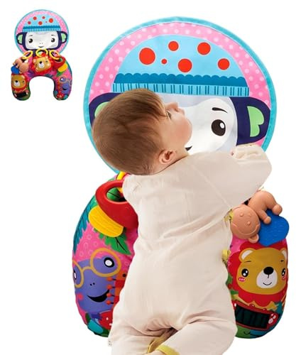 Children's Support Cushion, Child Seat Lounge Mat - Roll Cushion for Children | for & Girls, Home and Apartment, Children's Room, Living Room & Bedroom, Wheels, Sitting and Crawling