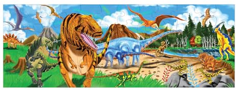 Bodenpuzzle Land der Dinosaurier, 48 Teile