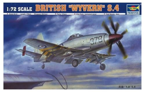Trumpeter 01619 Modellbausatz Westland Wyvern S.4, Grau