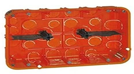 Legrand 080126 Boîte Multimatériaux Batibox Grand Format 2x3 Postes ou 2x6 à 8 Modules, 50mm Profondeur
