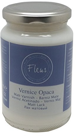 FLEUR DESIGNER'S PAINT | Vernice Protettiva, 0,750 litri, Trasparente Opaca, Base Acqua, Monocomponente. Alta Resistenza, Non Ingiallisce ed Essiccazione Rapida, Made in Italy.