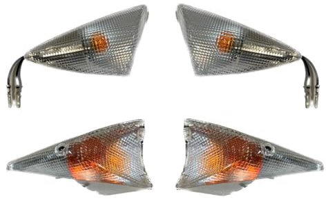 Streetparts24 Blinker Set vorne & hinten passend für Peugeot Speedfight 50 100 2 AC LC 2T 2 SB, E-geprüft, Komplettset