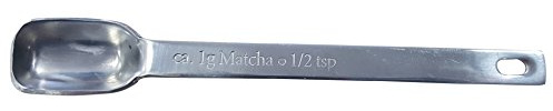 FACKELMANN 49165 Löffel Matcha Tee, Edelstahl, Silber, 13cm