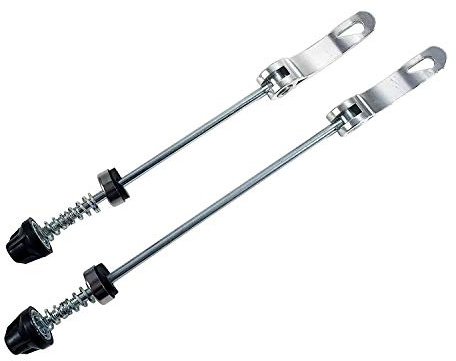 CarbonEnmy Schnellspanner Set MTB Rennrad 100/135mm (140/180mm) QR 5mm Achse CNC Aluminium Fahrrad Radspanner Naben-Spanner Rennrad-Schnellspanner Standard-QR Hohlachse