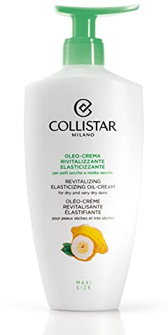 Collistar revitalisierende, elastifizierende Oleo-Creme, leicht einziehende, elastifiziert und repariert die Epidermis, mit Aufhellungswirkung, für trockene und sehr trockene Haut, 400 ml