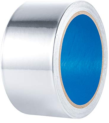 Steelsoft 3.6 Mil Thick Aluminum Foil Adhesive Duct Tape 2 Inch 13 Yards, HVAC Tape for Ducts, Dryer Vent Hose, Furnace Hot Water Heater and Skylight Heat Reflection