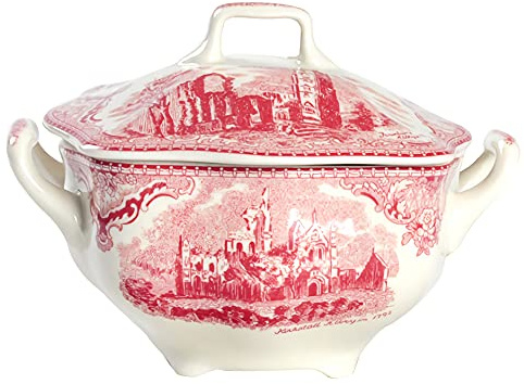 RAN-Sucriers Pot de sucre à sucre 10 oz - Porcelaine de sucre en porcelaine vintage avec couvercle et poignées