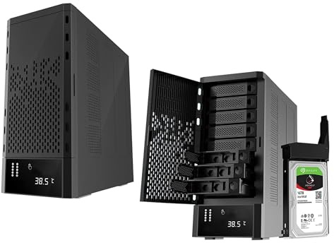 KALEA-INFORMATIQUE Boitier Baie USB 3 et eSATA pour 8 disques SATA. Alimentation 400W, capacité 128TB. HARWARE Raid