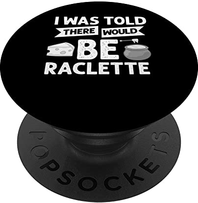 Raclette Cheese Grill Machine Dinner Fondue Recipes PopSockets Swappable PopGrip