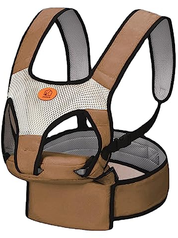Hüfthocker mit Hüftsitz, Känguru-Gürteltasche mit Hüftgurt - Ergonomische und bequeme Babytrage für Eltern Kinder Povanjer