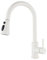 Tondiy Robinet de Cuisine Blanc avec 3 Modes de Pulvérisation, Mitigeur Évier Extractible, Robinetterie Monocommande Rotatif à 360° en Acier Inoxydable SUS304, Cartouche Céramique