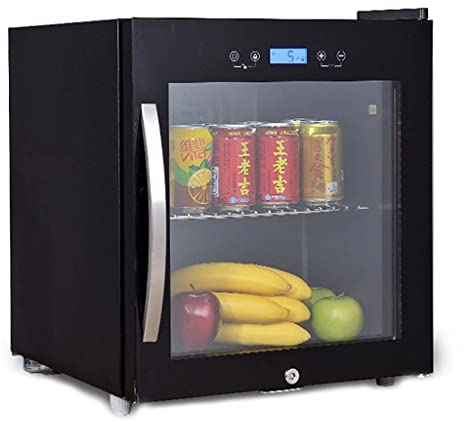 SmPinnaA Gabinete para Vinos De Dos Zonas, Bodega Independiente, Puerta De Vidrio Templado Transparente, Barra De Hielo para Bebidas con Temperatura Ajustable