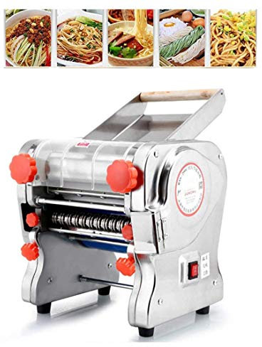LYFDPN Electric Automatic Pasta Maker Machine, Stainless Steel Commercial Electric Noodle Making Pasta Maker