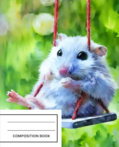 Hamster Composition Notebook: Super Cute Animal Series by Vine Street Design Company – 7.5 x 9.25, College Ruled, 80 Pages