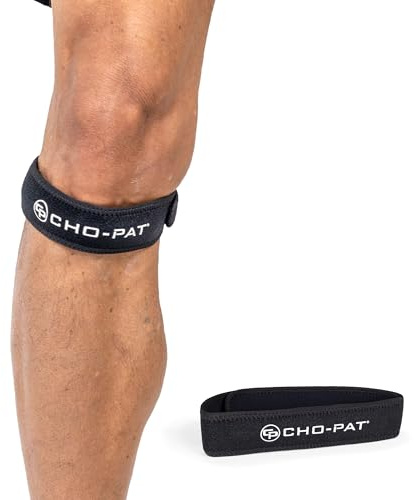 Cho-Pat Patella Knee Strap Correa Rotuliana Talla Única | Alivia el Dolor de Rodilla y Condromalacia – Soporte Ajustable para Rodilla de Corredor y Síndrome Rotulofemoral