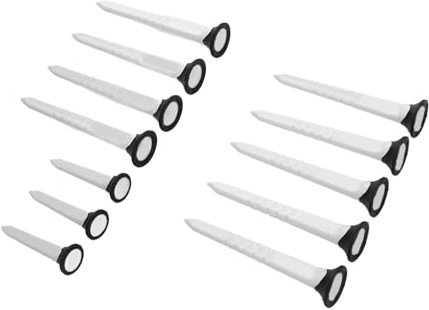 ZAICOLER Golf Tees, Professionell Minska Friktion Nylon Plast 5 Nivå Justerbar, Perfekt för Golf Tillbehör