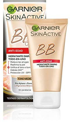 Garnier Skin Naturals Bb Cream Anti-edad Medium 50 Ml Mujer