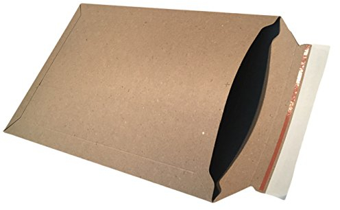 200 Versandtaschen aus Vollpappe 295 x 375 mm passend für Format: B4 Vollpapptaschen Kuverts Taschen braun von dimapax