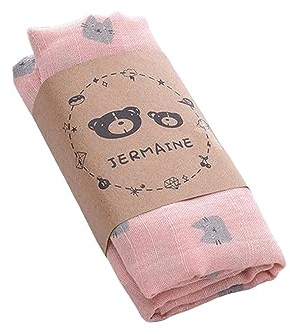 KATIAK Sciarpa Bambino Sciarpa di Cotone per Bambini Primavera Autunno Sciarpa di Coniglietto di Cartone Animato per Bambini Invernali-Pi Gatto Rosa-0-5 Anni