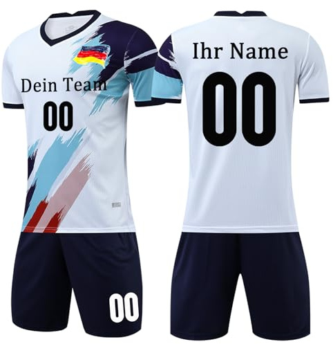 OPUTWDF Trikot Kinder Personalisiert Fussball Trikot Kinder Personalisiert Personalisiert Fußball Trikot Kinder mit Namen Nummer Logo