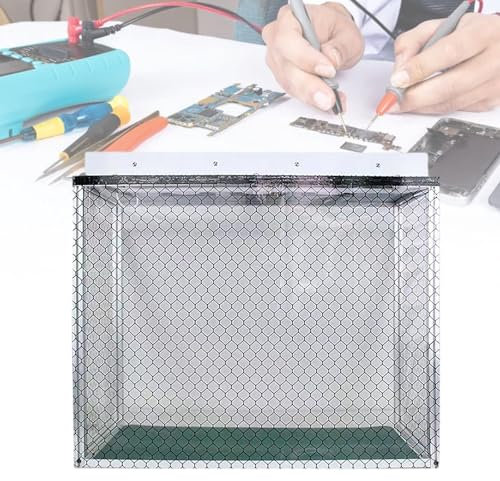 vnmudzeo Cappa A Flusso Laminare Verticale, con Flusso d'Aria Pulito E Panca di Tende Statiche, per Pulizia dello Schermo LCD del Telefono Senza Polvere di Classe 100