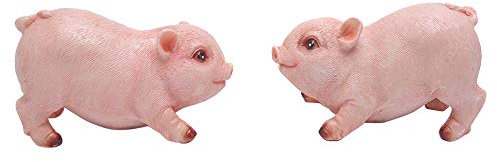 Harz-Hochsimulations-Ferkel-Dekoration, Tier-Schwein-Ornament für Gartendekoration