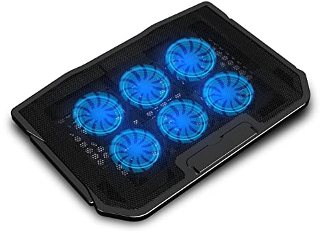 Laptop Cooler, Laptop Cooling Pad Dual USB Notebook PC Cooling Pad Computer Cooling Fan Stand with LED Light for Laptop, Electronicdevicecoolingpad
