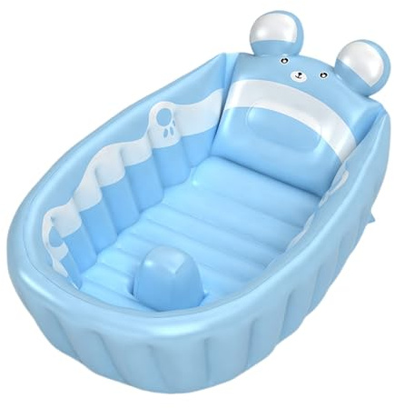 Baignoire gonflable, baignoire pour bébé pour tout-petit - Baignoire spa pliable - Piscine d'air d'économie d'espace pour la piscine de douche à la maison Utiliser l'hôpital de la garderie