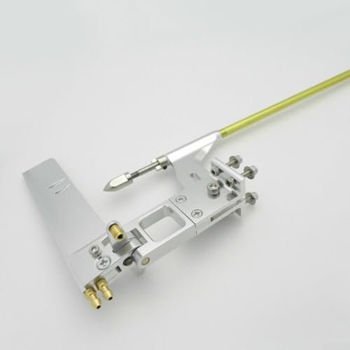 Mecanismo de dirección avanzado con eje flexible de 4 mm para control de precisión en barcos RC (para hélice derecha)