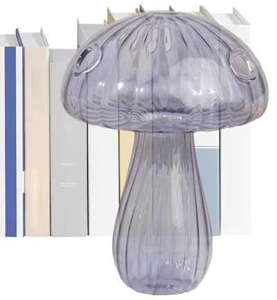 Sucritude Vase à Fleurs | Petits Vases Champignons de Table pour Fleurs - Déco Esthétique De Table Et Pot pour Rebord De Fenêtre, Étagère, Salon, Bureau, Salle À Manger, Chambre Ou Mariage