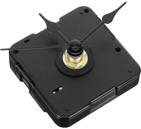 HOLIDYOYO Kit di Sostituzione Meccanismo Orologio al Quarzo 10-12 CM, Movimento Silenzioso Lancette per Orologi da Tavolo e Parete, Adatto a Progetti Fai da Te