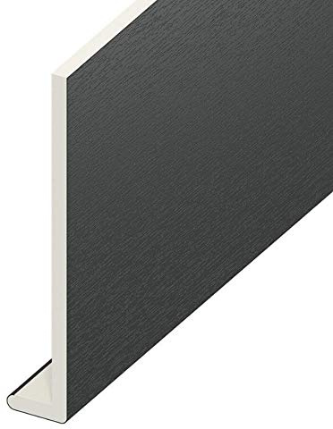 uPVC Fascia Boards Cover Capping Board Anthracite Grey - Window Sill Cover Board - 2.5m (8ft) Length (150mm Wide)