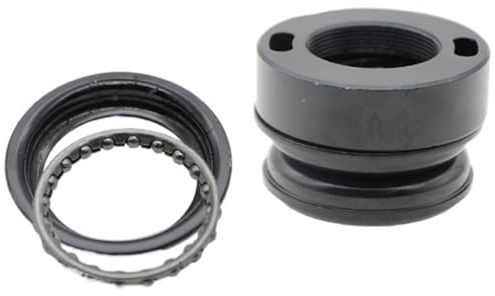 Jurtmy Steel Electric Bicycle Headset Bearing Set for E-Bike Frame Steering, Black