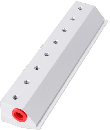 OPPWONG Herramienta de Soplado de Aire, Soplador de Compresor de Aire Industrial de Aleación de Aluminio de 200 Mm, Soplador de Interfaz Roscada de 1/4 de Pulgada para Eliminación de Polvo y Agua y