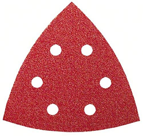 Bosch Home and Garden Schleifblatt (für Deltaschleifer verschiedene Materialien, 5 Stück, 93 mm, Körnung 120)