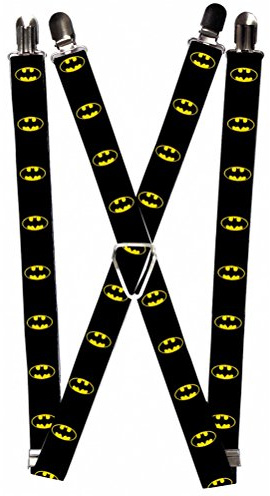 Buckle-Down unisex child Buckle-down - Batman Suspenders, Multicolor, 3.5 x 2.5 US