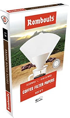 Rombouts Coffee Filter Papers N2, Pack of 40