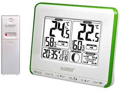 La Crosse Technology WS6812 Station Météo, Coloris Vert