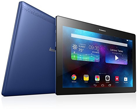 Lenovo A10-30 HD 10.1 Tablet (QC 1.3 GHz, 1 GB, 16 GB , Wi-Fi, Bluetooth, dolby Audio , x2 Cameras, Android 5.1) - Midnight Blue