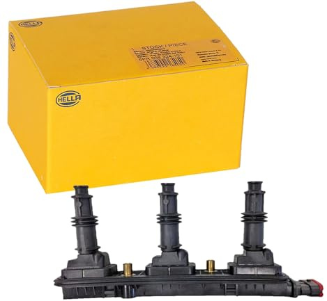 HELLA 5DA 358 000-281 Zündspule - 12V - 5-polig - Blockzündspule | Kompatibel mit: OPEL SIGNUM CC, VECTRA B, VECTRA B Caravan, VECTRA B CC, VECTRA C, VECTRA C Caravan, VECTRA C CC
