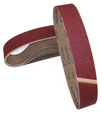 10 ECKRA Schleifbänder 50 x 686 mm P 400 Schleifband Schleifpapier Schmirgelpapier