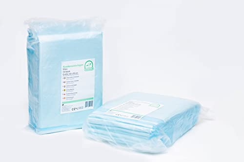 Medi-Inn Krankenunterlagen Einmalunterlagen 60 x 90 cm 12-lagig (10 x 5 = 50 Stück)