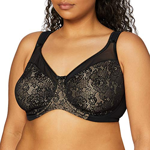 Berlei Beauty Minimiser - Soutien-gorge de tous les jours Minimiseur - Femme - Noir - 90H (Taille fabricant: 34FF)