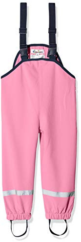 Playshoes unisex barn softshell hängselbyxor utomhusbyxor, ROSA, 116