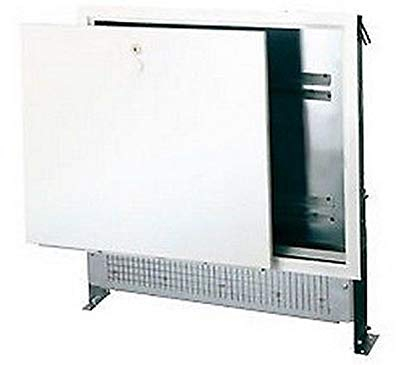 7165 100 / mm1000x600x150 Boîte en tôle peinte pied intégré FAR
