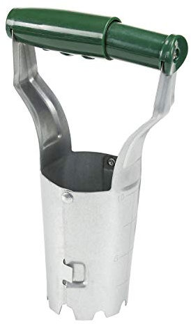 Parkland® Spring Loaded Garden Bulb Seed Planter Hole Maker Gardening Hand Tool with Gauge