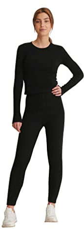 NA-KD Tights Ceñidos, Black, L para Mujer
