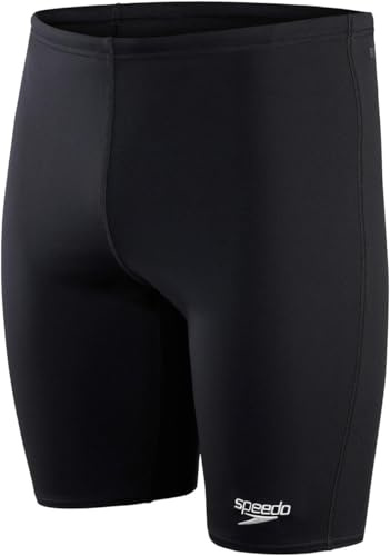 Speedo Hombre Traje de baño Jammer Eco Endurance+ | Resistente al Cloro | Tejido Reciclado | Ajuste cómodo | Entrenamiento de natación | Fitness Black 28
